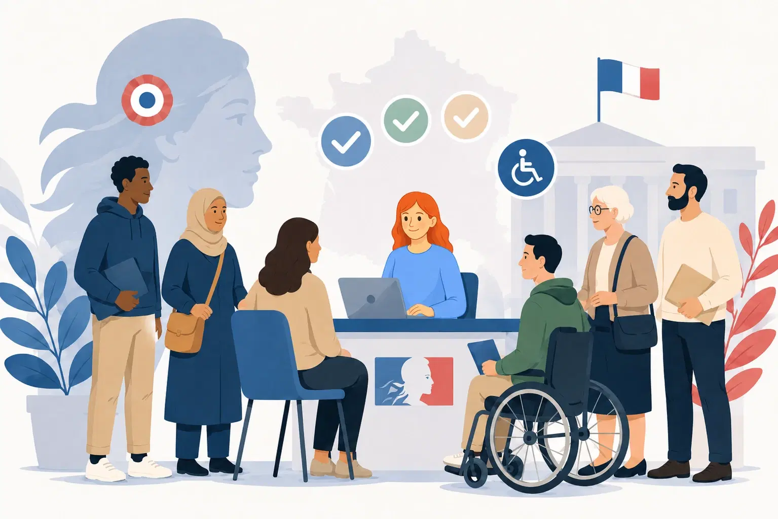 Qui n'est pas concerné par l'examen civique en France ?