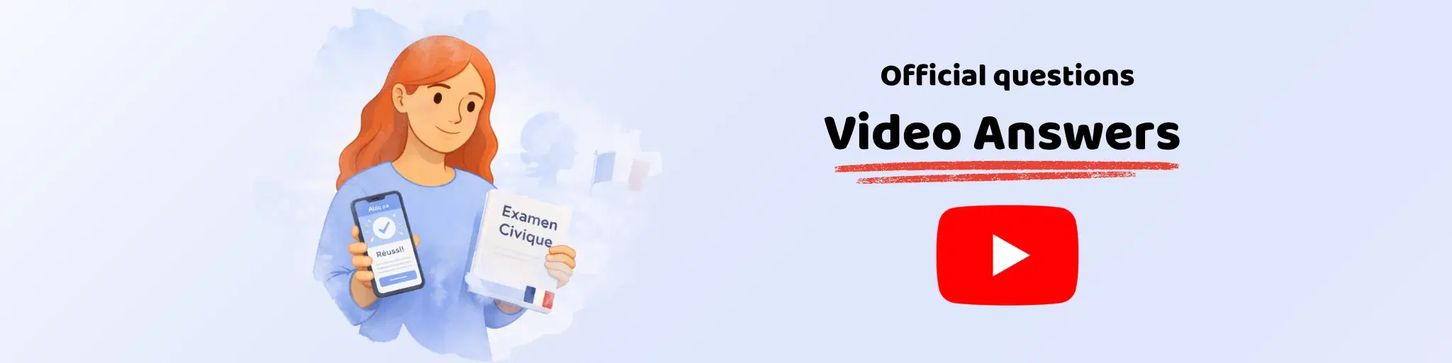 Official civic exam questions explained in video