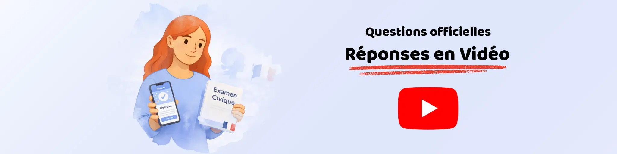 Questions officielles de l'examen civique expliquées en vidéo