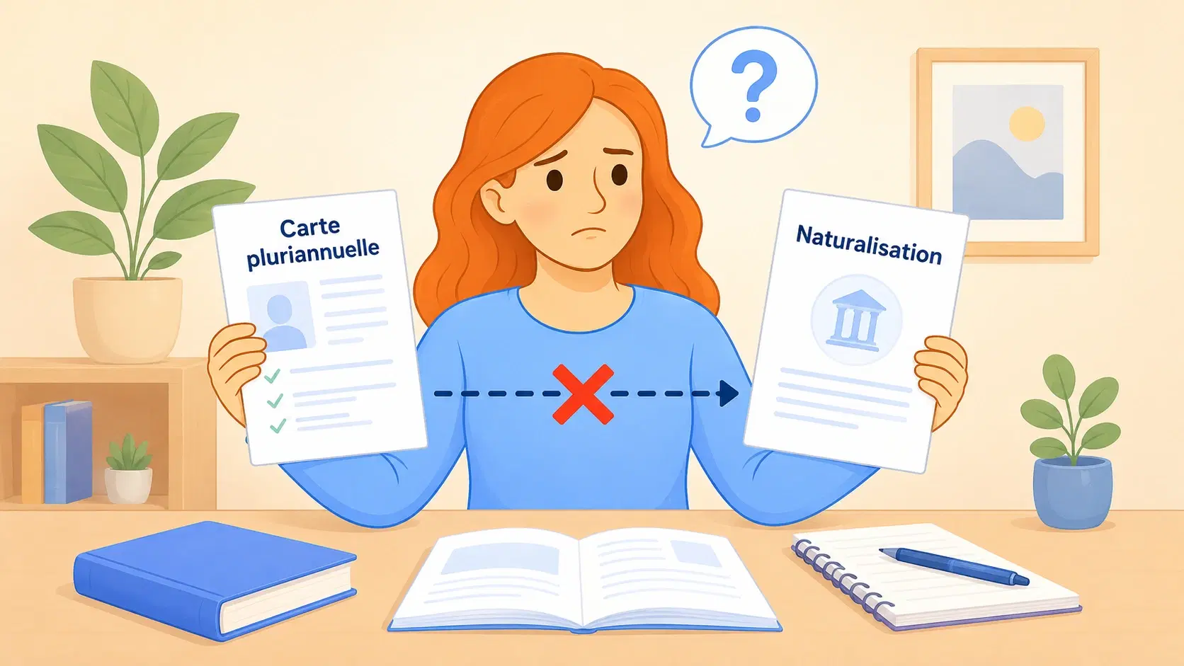 Candidate choosing the right civic exam preparation path before a naturalization application.